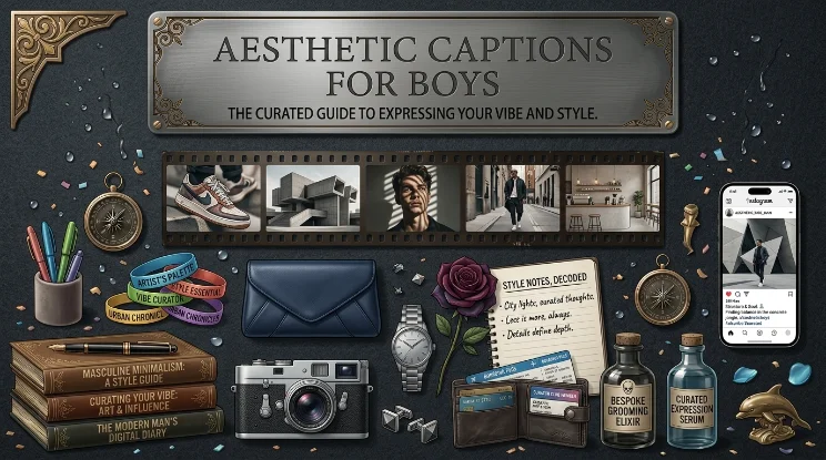 Aesthetic Captions for Boys