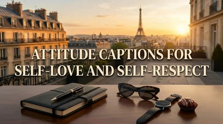Attitude Captions for Self-Love and Self-Respect