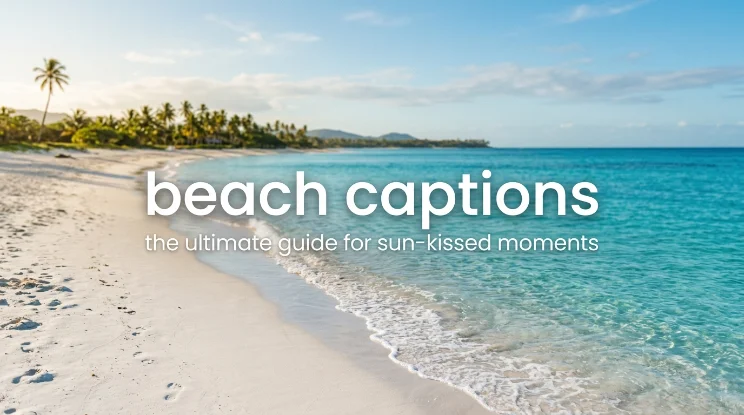 beach captions