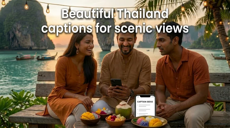 Beautiful Thailand captions for scenic views