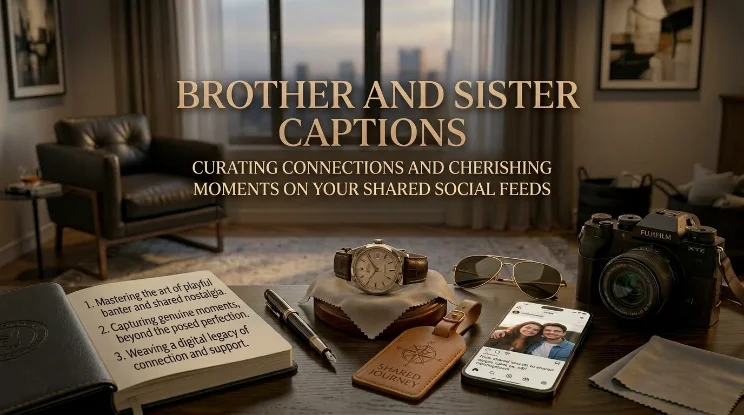 brother and sister captions