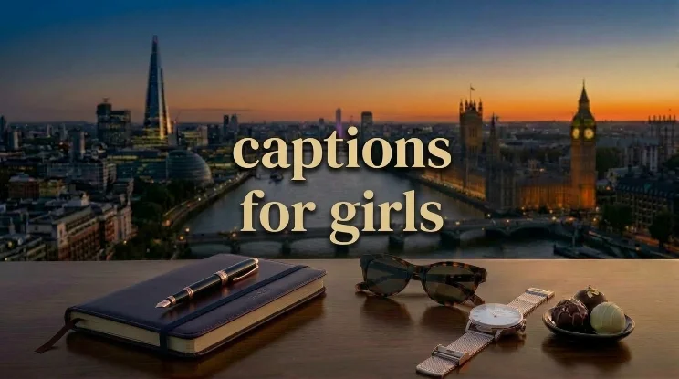 captions for girls