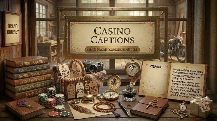 casino captions