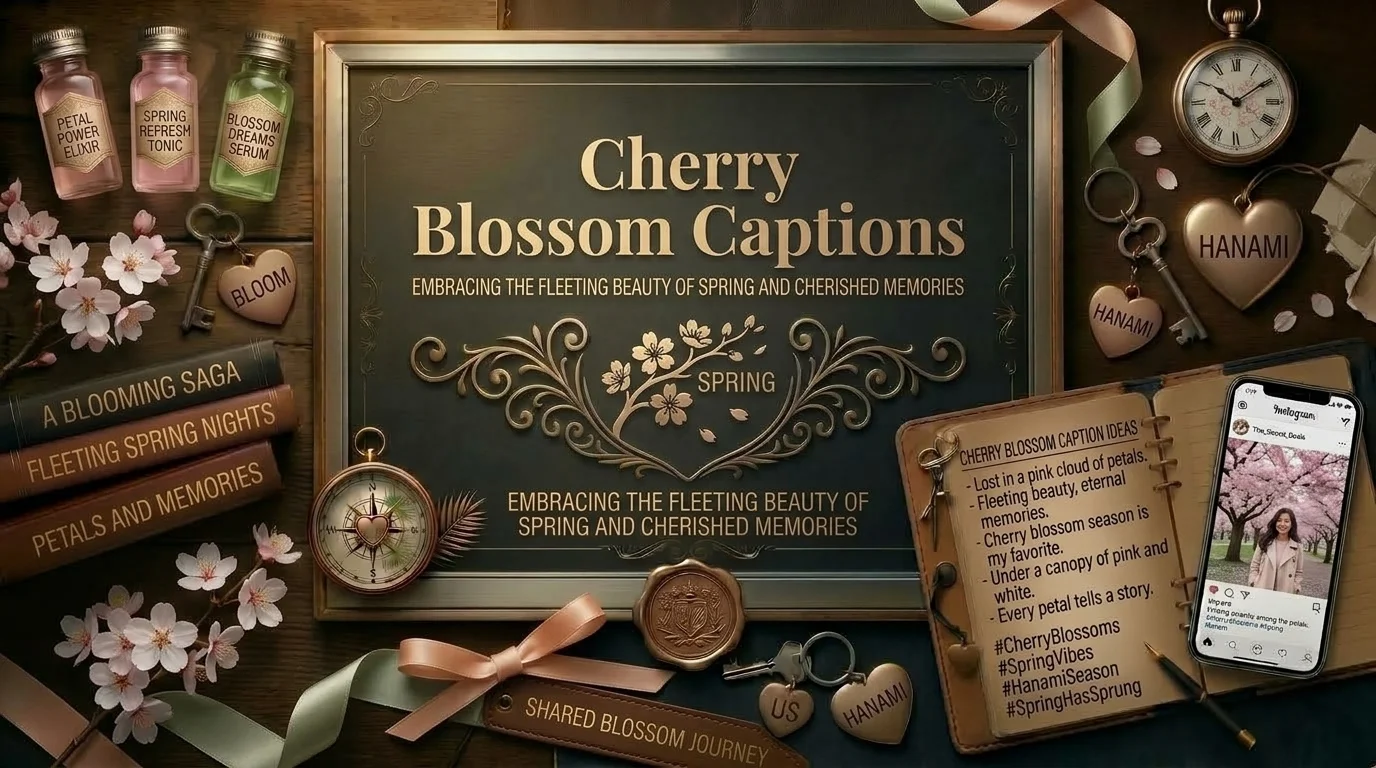 Cherry Blossom Captions