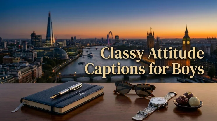 Classy Attitude Captions for Boys