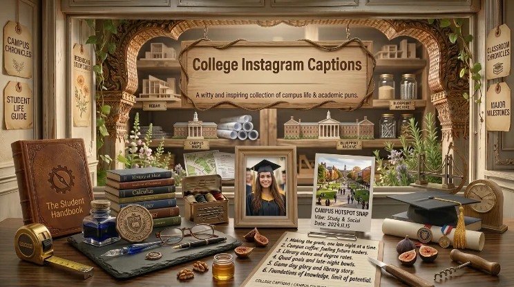 college instagram captions