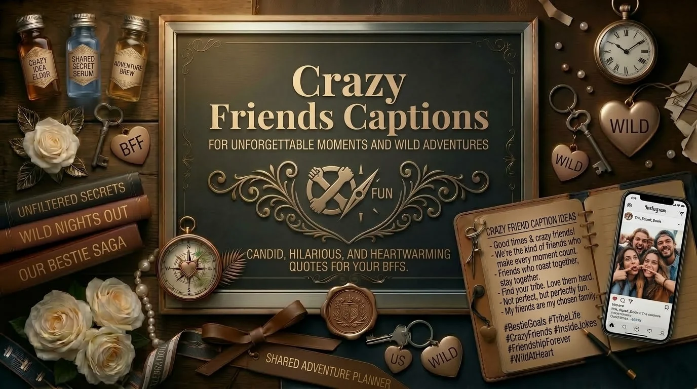 Crazy Friends Captions