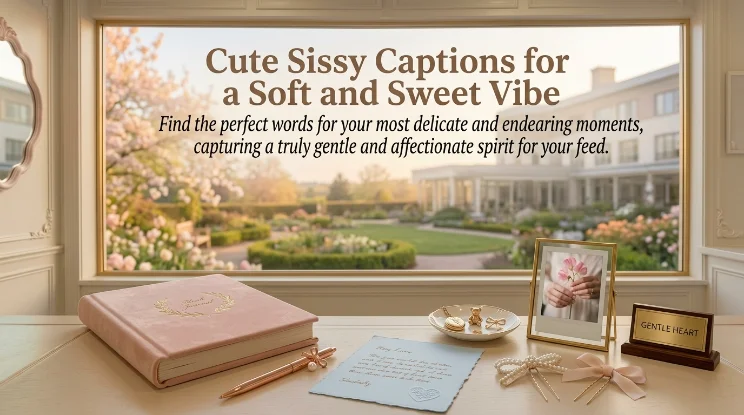 Cute Sissy Captions for a Soft and Sweet Vibe