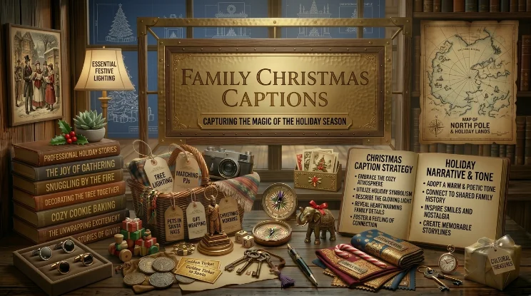 family christmas captions