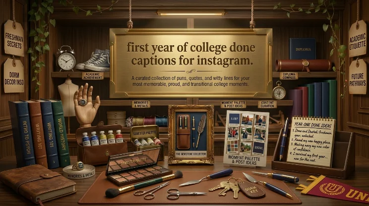 first year of college done captions for instagram