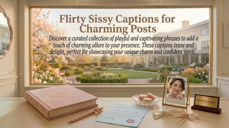 Flirty Sissy Captions for Charming Posts