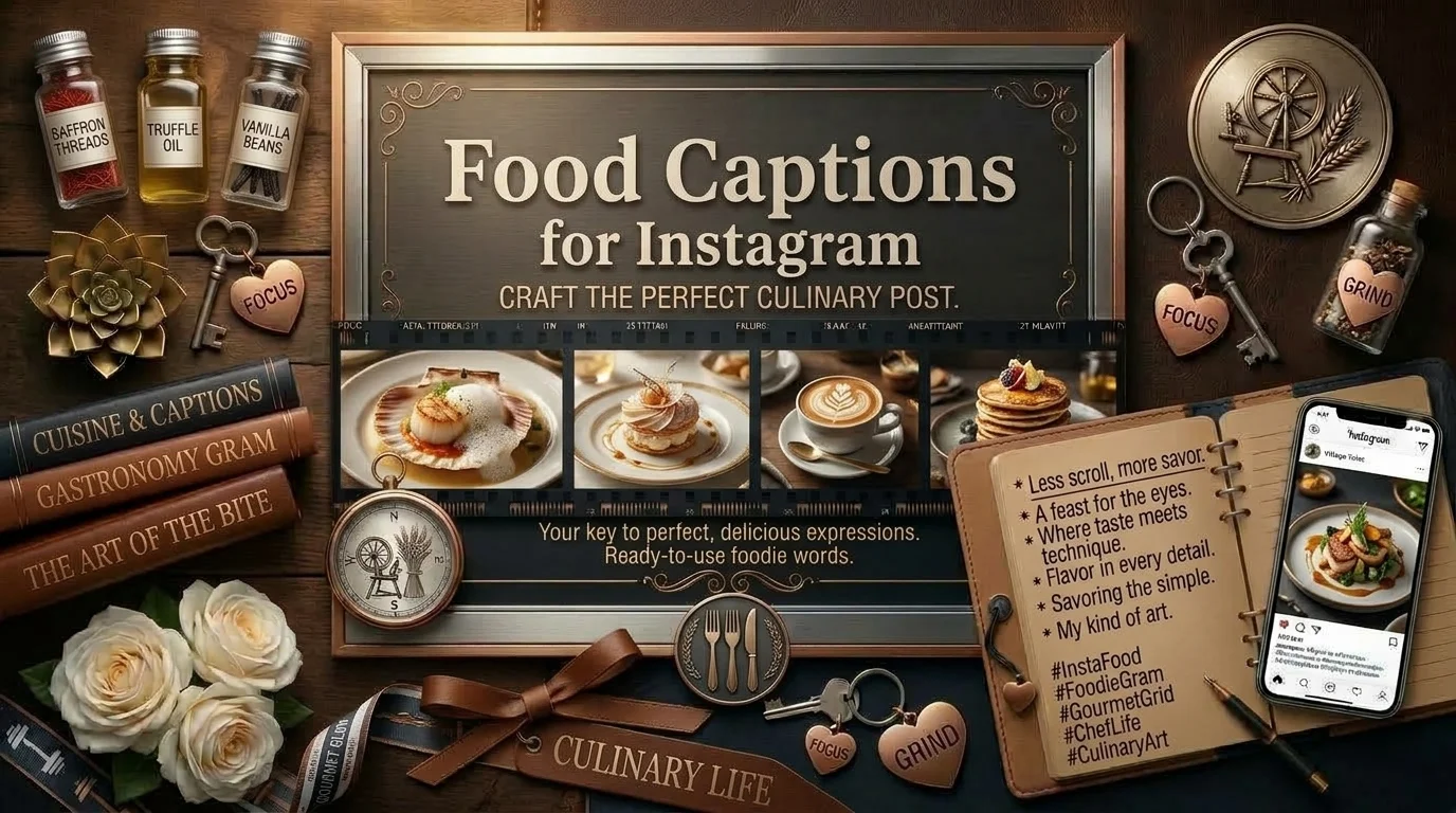 Food Captions for Instagram