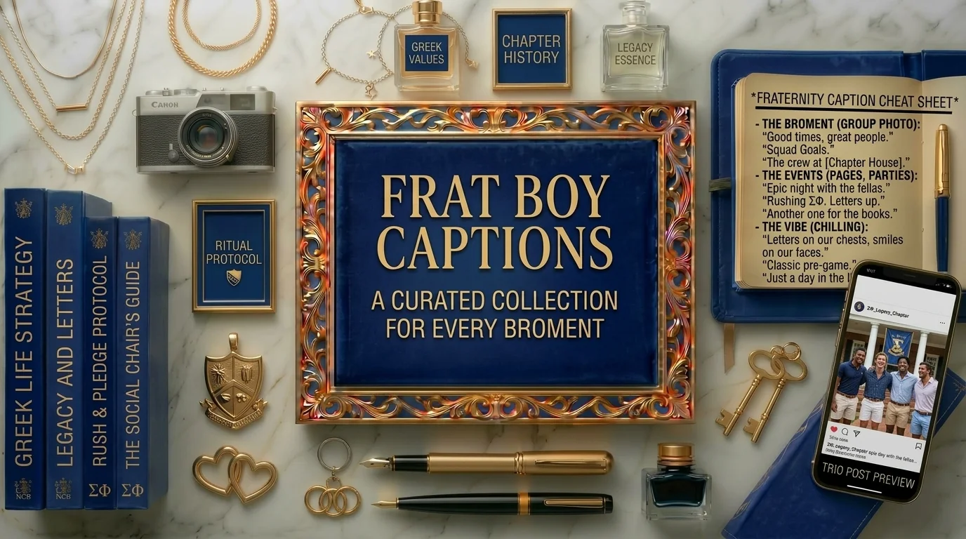 frat boy captions