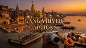 ganga river captions