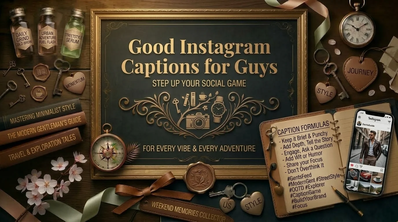Good Instagram Captions for Guys