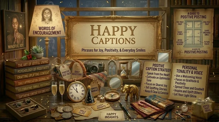 happy captions