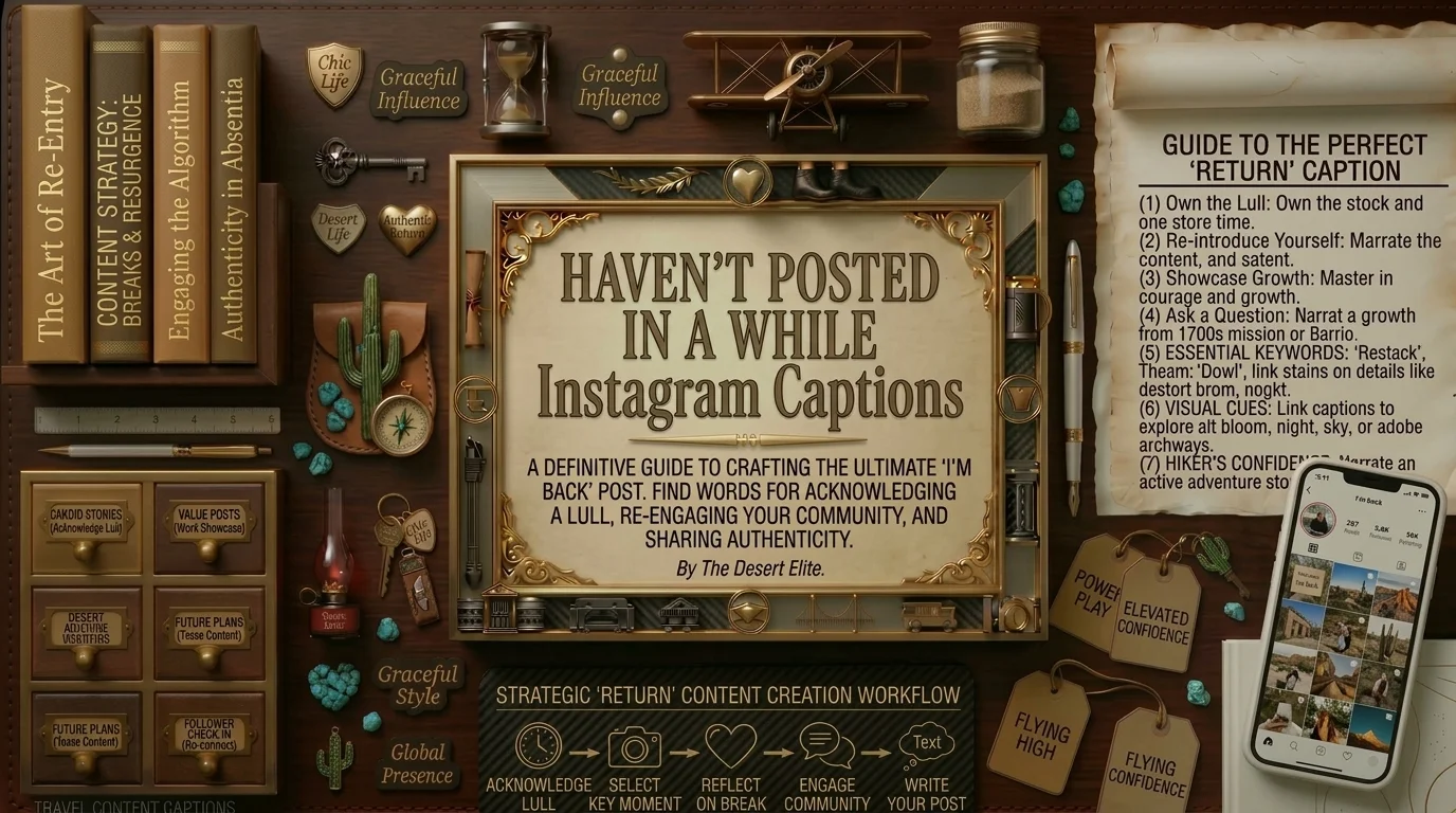 Haven’t Posted in a While Instagram Captions