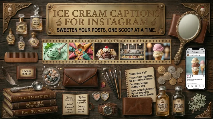 Ice Cream Captions for Instagram