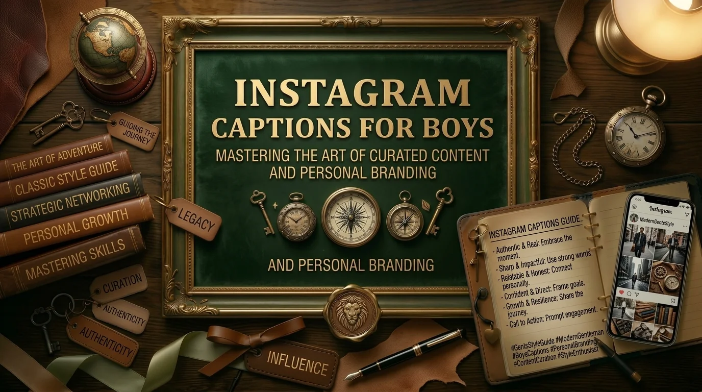 Instagram Captions for Boys