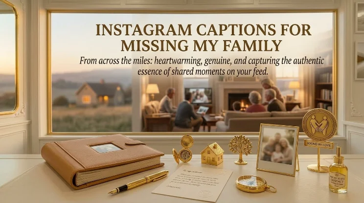 instagram captions for missing my family