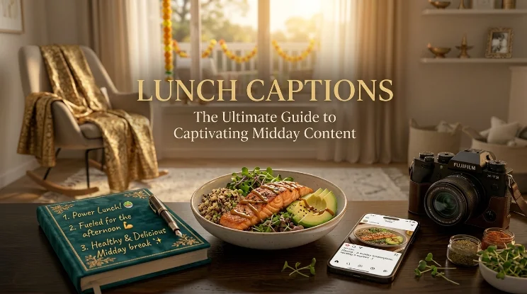 lunch captions