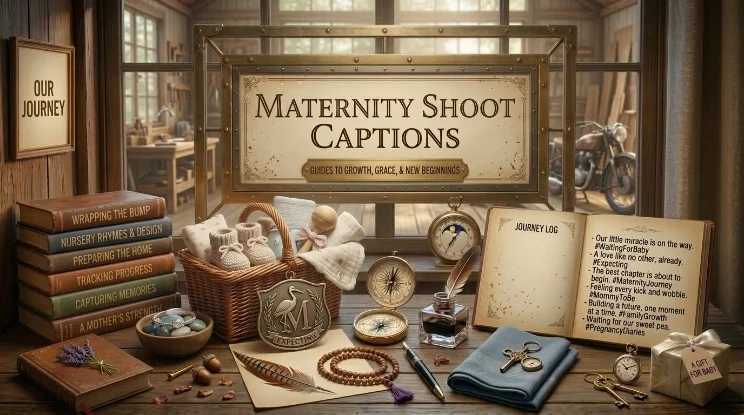 maternity shoot captions