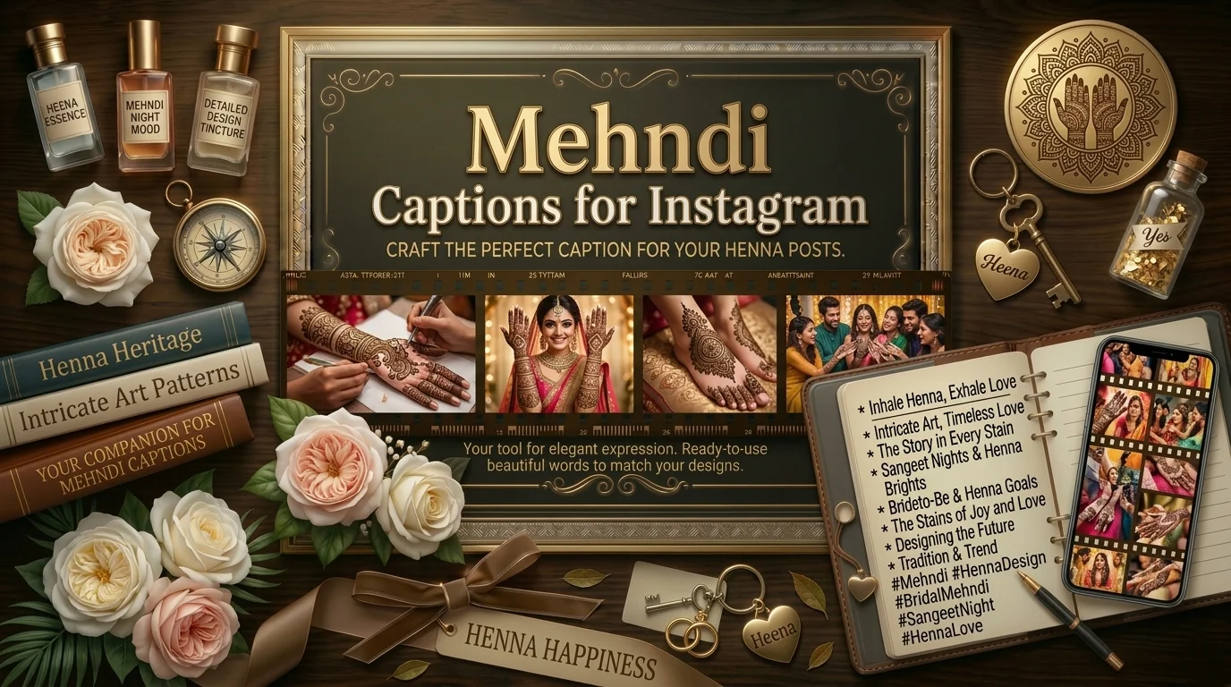 Mehndi Captions for Instagram
