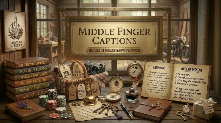 middle finger captions