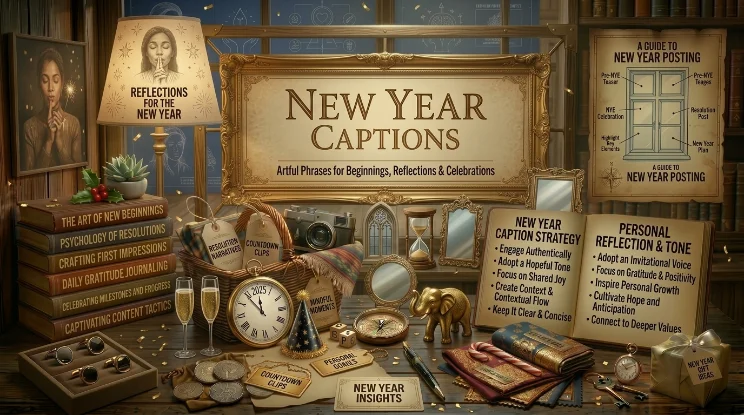 new year captions