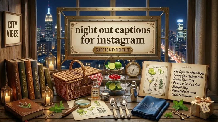 night out captions for instagram