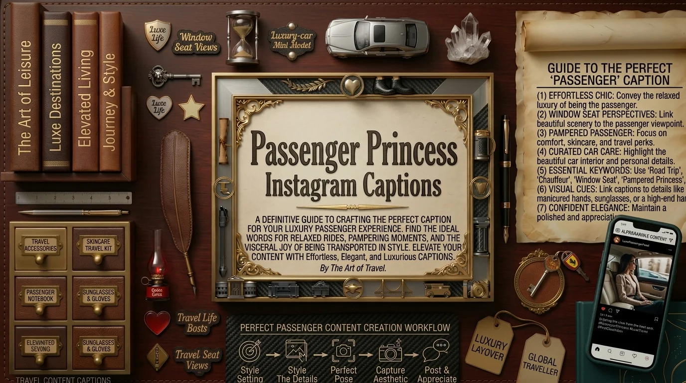 Passenger Princess Instagram Captions