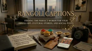 rangoli captions
