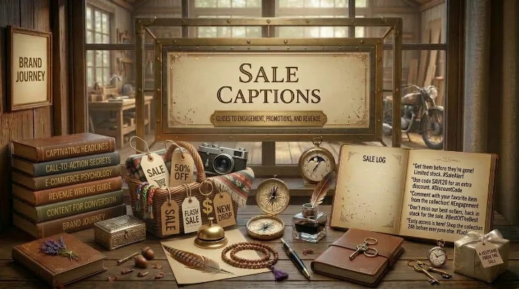 sale captions