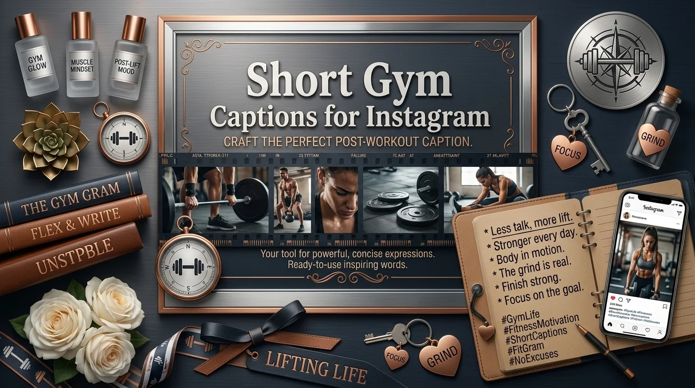 Short Gym Captions for Instagram