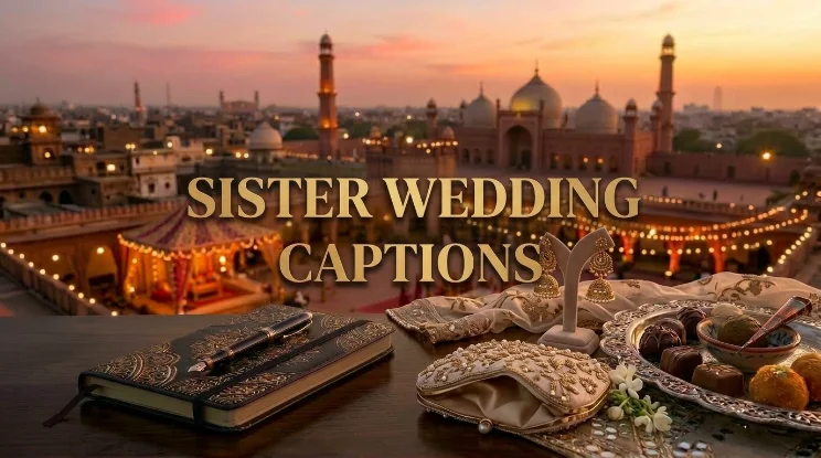 sister wedding captions
