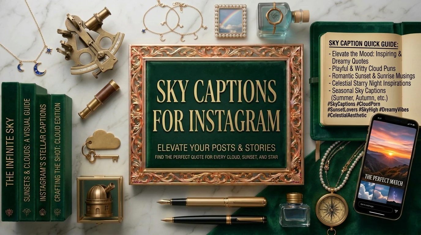 sky captions for instagram