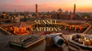 sunset captions