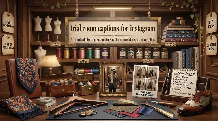 trial room captions for instagram