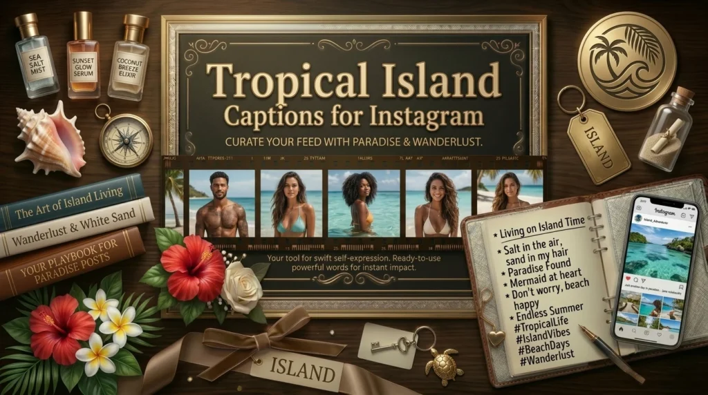 Tropical Island Captions for Instagram