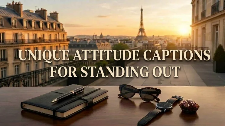 Unique Attitude Captions for Standing Out