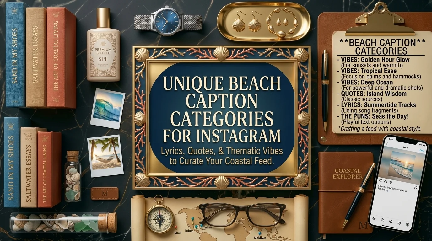 Unique Beach Captions for Instagram