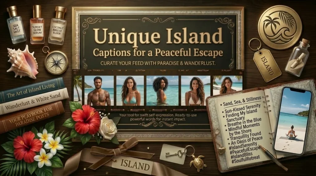 Unique Island Captions for a Peaceful Escape