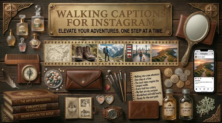 Walking Captions for Instagram