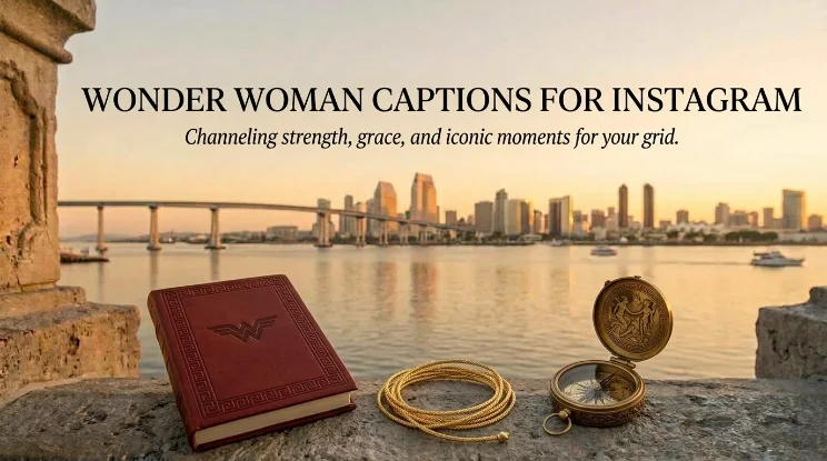 wonder woman captions for instagram